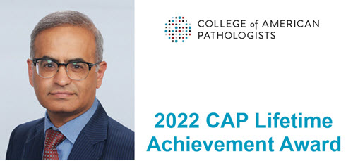 Dr. Raj Singh lifetime achievement award CAP